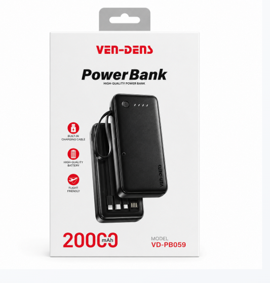 VEN-DENS VD-PB059 20000mAh Power Bank