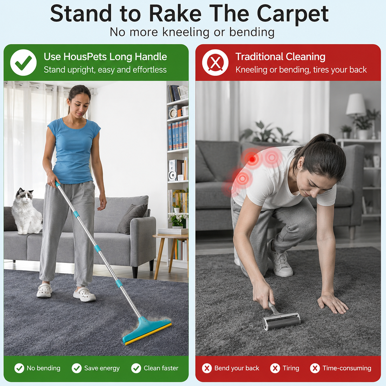 Pet Hair Removal Rake